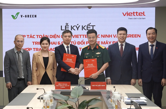 Viettel Hợp Tác Lắp Đặt 6.000 Tủ Đổi Pin Xe Máy Điện Tại Bắc Ninh