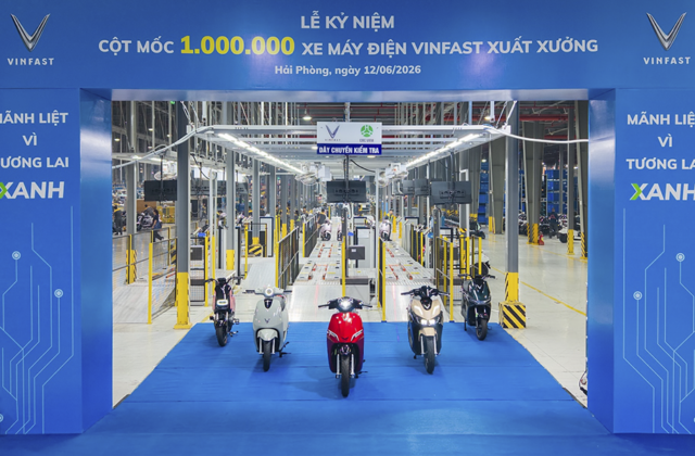 VinFast Lập Kỷ Lục Xuất Xưởng 1 Triệu Xe Máy Điện Chỉ Sau 8 Năm