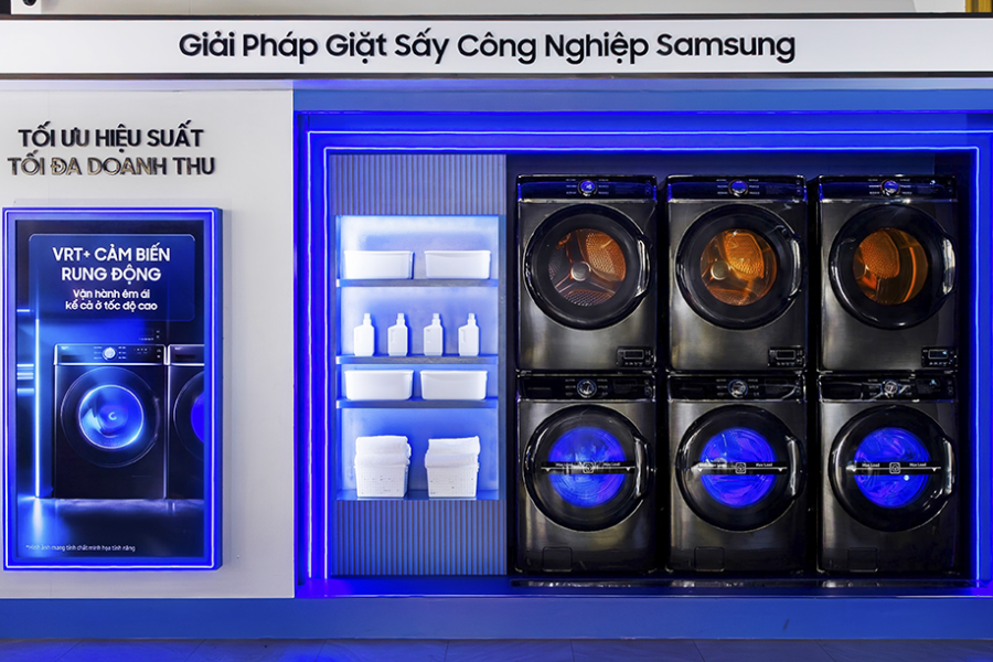 Khám Phá Giải Pháp Giặt Sấy Công Nghiệp Mới Từ Samsung Tại Việt Nam