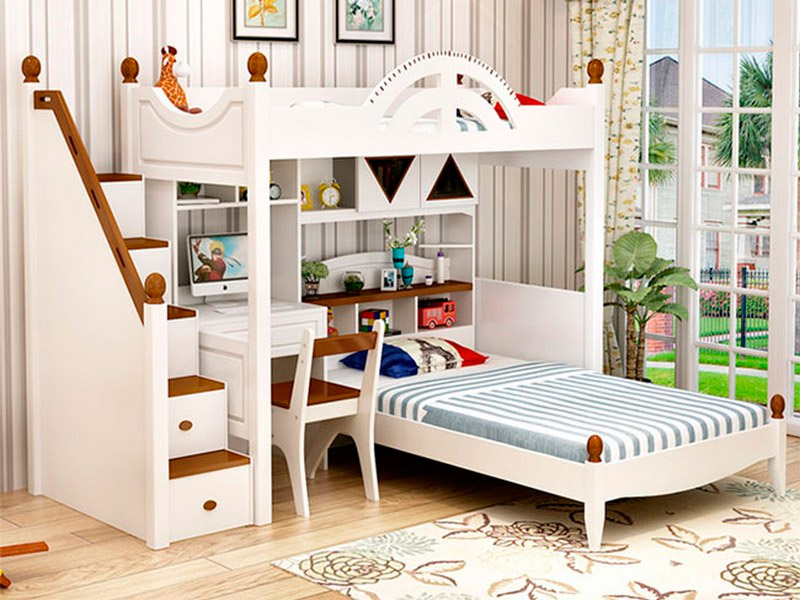 Bàn học kết hợp giường tầng bằng gỗ rất đẹp và sang trọng. Bàn học kết hợp giường tầng bằng gỗ rất đẹp và sang trọng.
