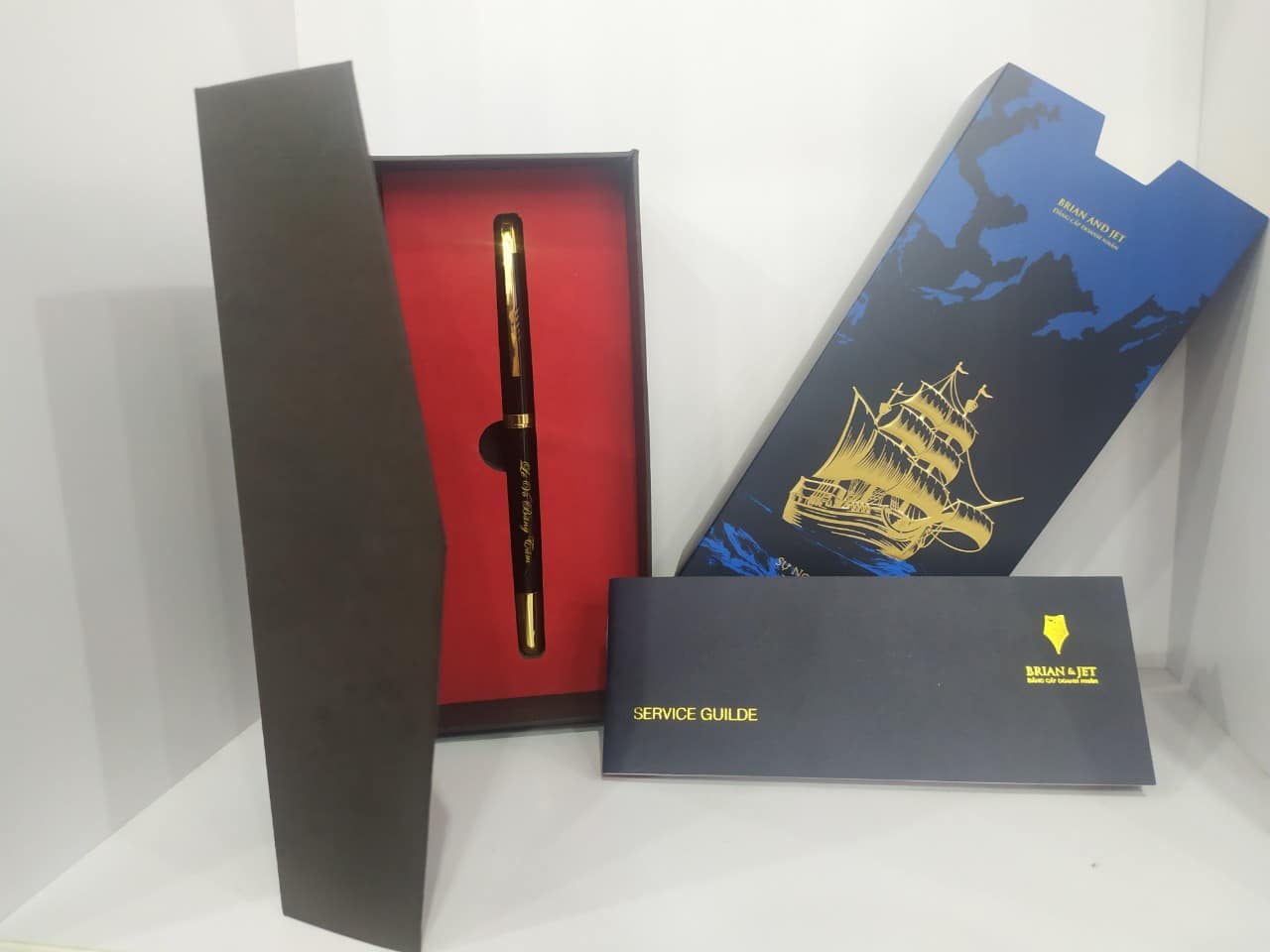 Thiết kế bút ký doanh nhân Brian & Jet BJ003 Thiết kế bút ký doanh nhân Brian & Jet BJ003