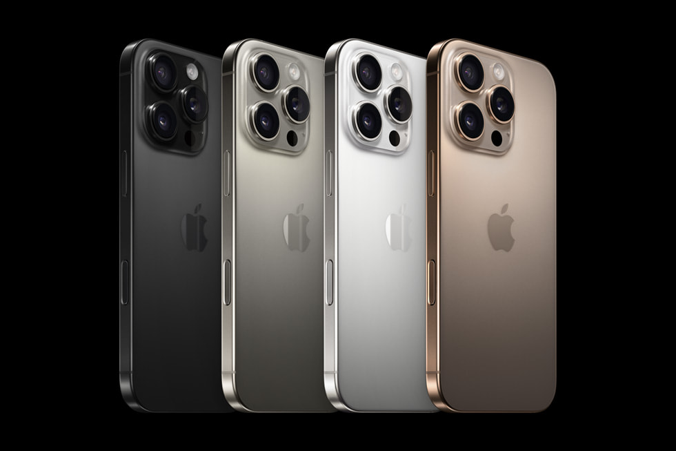 4 lựa chọn màu sắc của iPhone 16 Pro và Pro Max