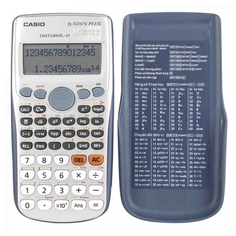 Casio FX 570 VN Plus - máy tính bỏ túi phổ biến