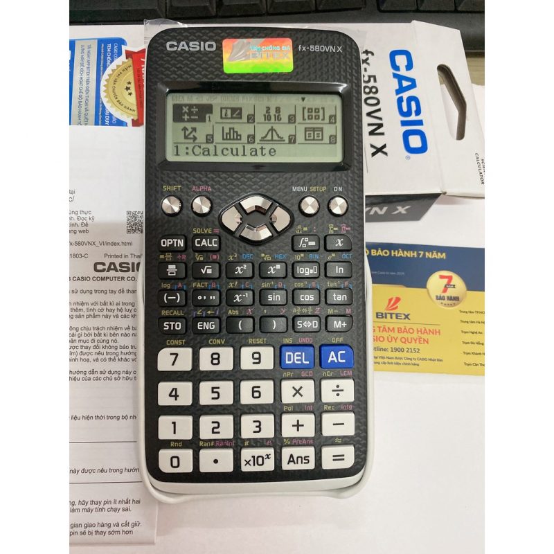 Casio FX-580VNX với 521 tính năng