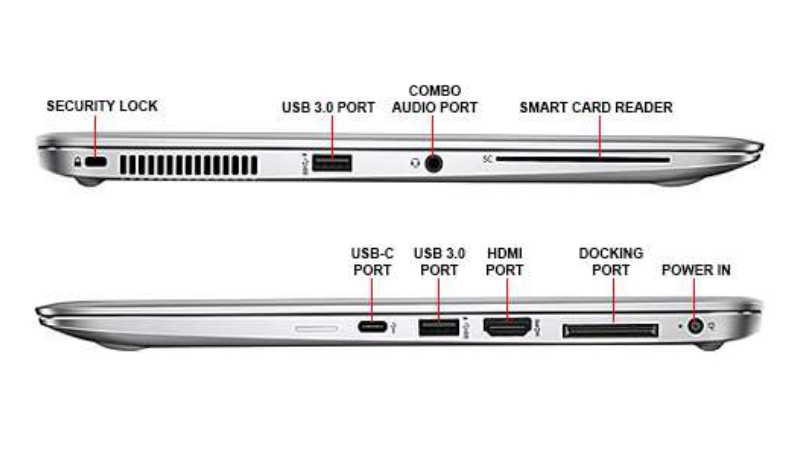 cong-ket-noi-1040g3 Cổng kết nối của Hp 1040 G3 khá tối giản