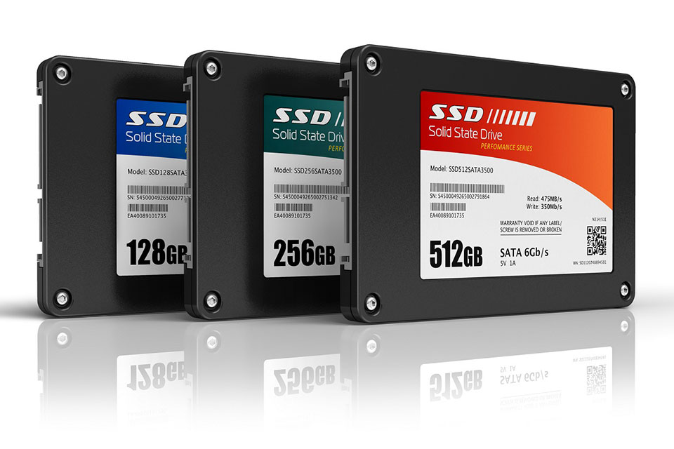 dung-luong-o-ssd Có nhiều mức dung lượng cho bạn lựa chọn
