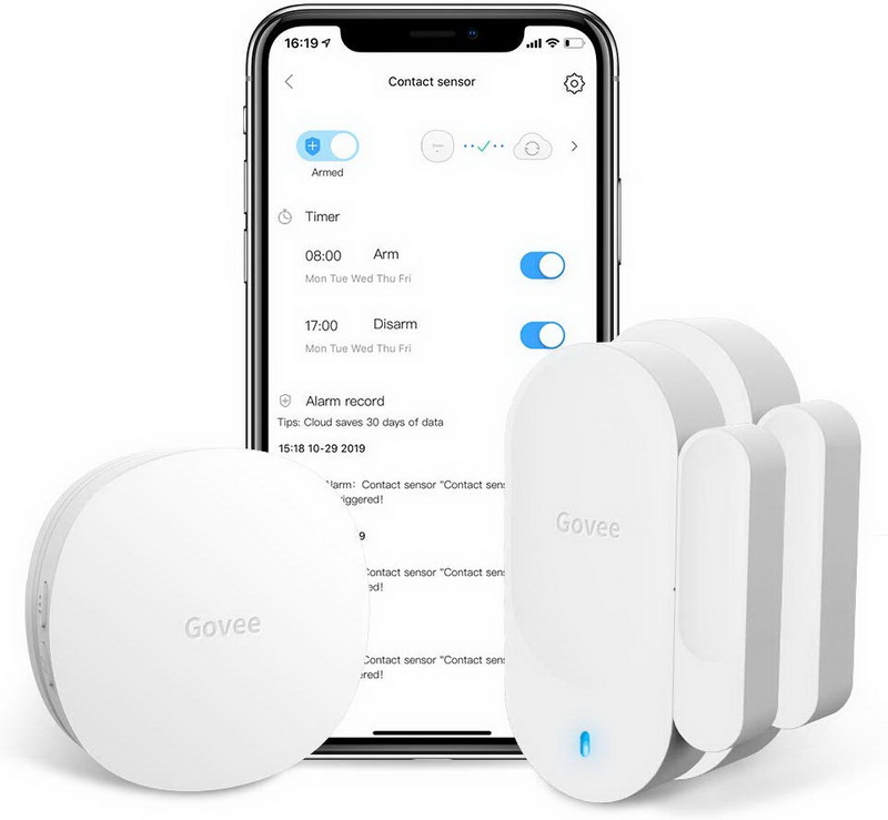he-thong-bao-dong-cua Hệ thống cảm biến báo động cửa Wi-Fi Govee