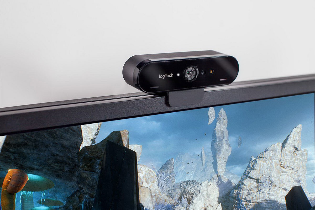 logitech-brio-webcam Logitech Brio webcam