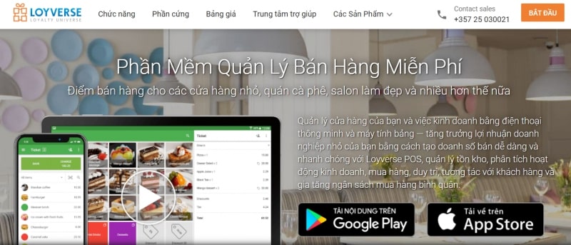 loyverse Phần mềm Loyverse được nhiều khách hàng tin tưởng sử dụng