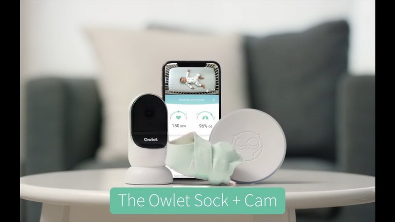 may-theo-doi-nhip-tim Máy theo dõi nhịp tim Owlet Smart Sock