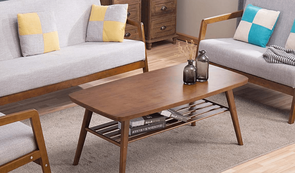 Mầu Bàn sofa gỗ phong cách đơn giản nhưng tinh tế và sang trọng