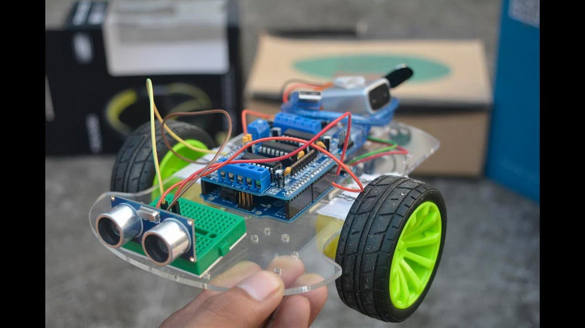 Robot tránh vật cản Arduino Uno