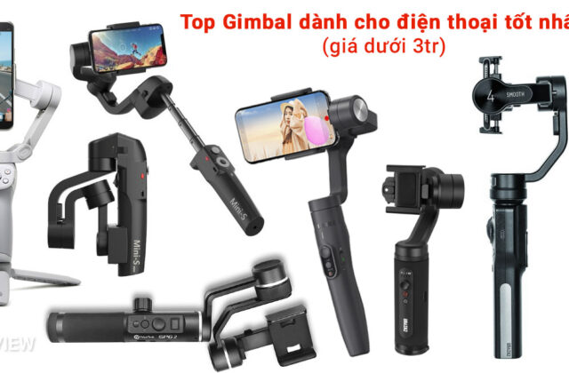 Khám Phá 10 Gimbal Tốt Nhất Dành Cho Điện Thoại Dưới 3 Triệu