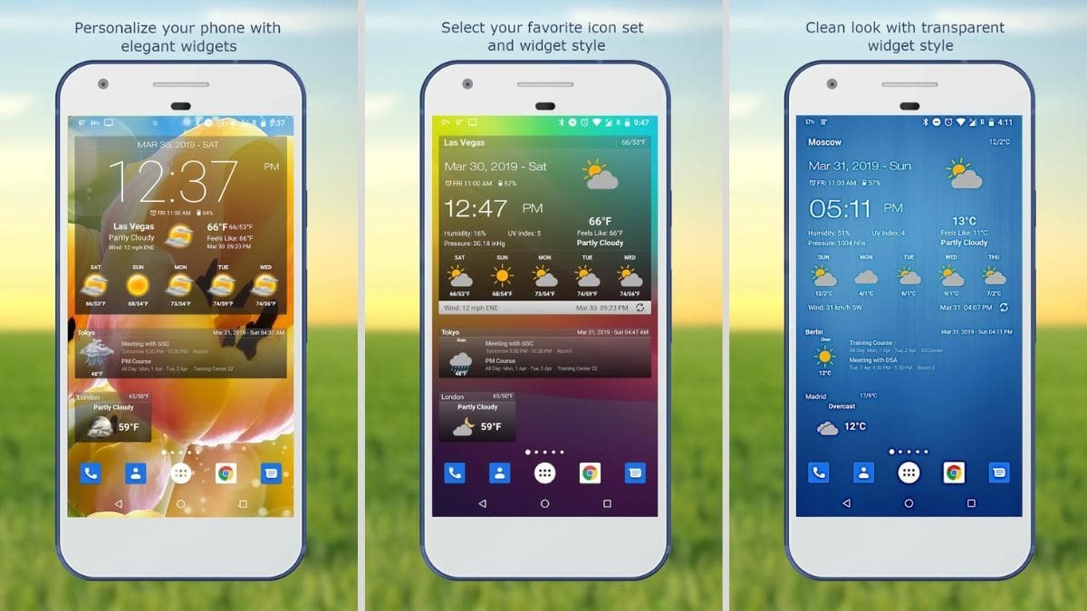 Weather & Clock Widget Weather & Clock Widget