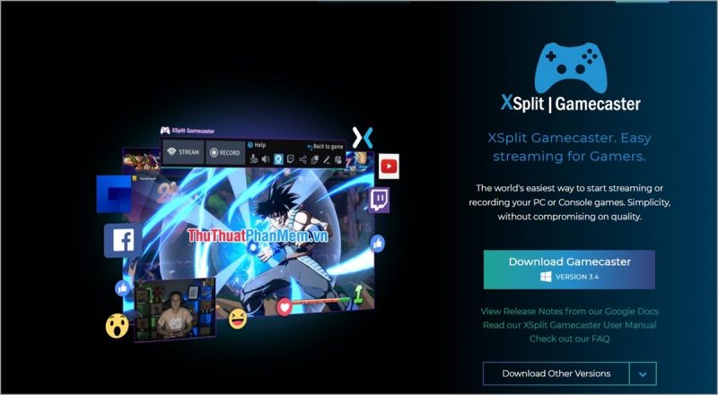 xSplit GameCaster Nền Tảng Live Stream Chất Lượng xSplit GameCaster Nền Tảng Live Stream Chất Lượng